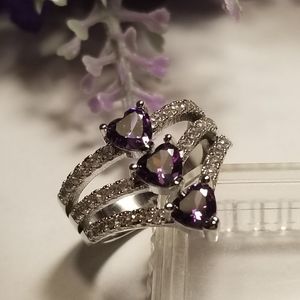 ❤Sale❤Amethyst 925 Ring